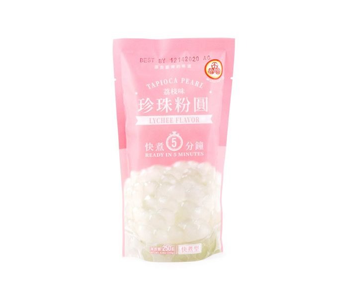 WUFUYUAN TAPIOCA PEARLS LYCHEE FLAVOR 250G